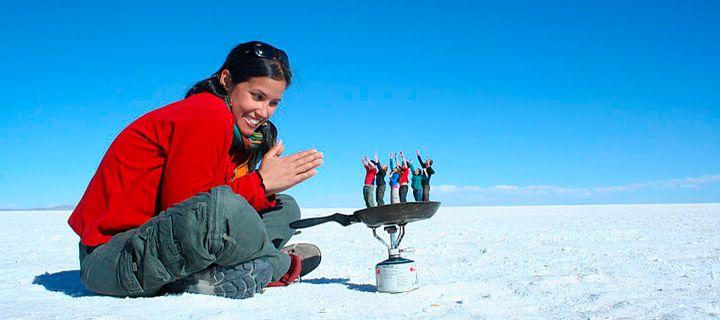 Today's lunch special: 6 pint-sized travelers served with a side of salt. Photo from Pirwa Hostel Peru