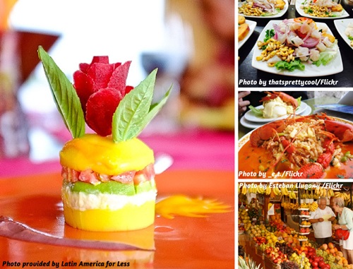 Photo collage of Peruvian food in Peru
