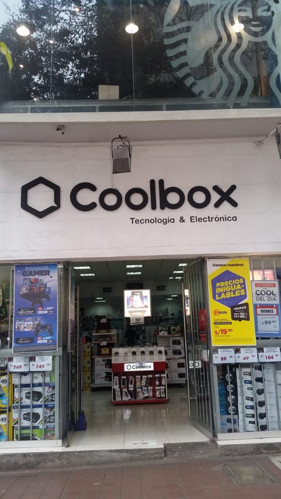 Coolbox, an electronics store in Peru.