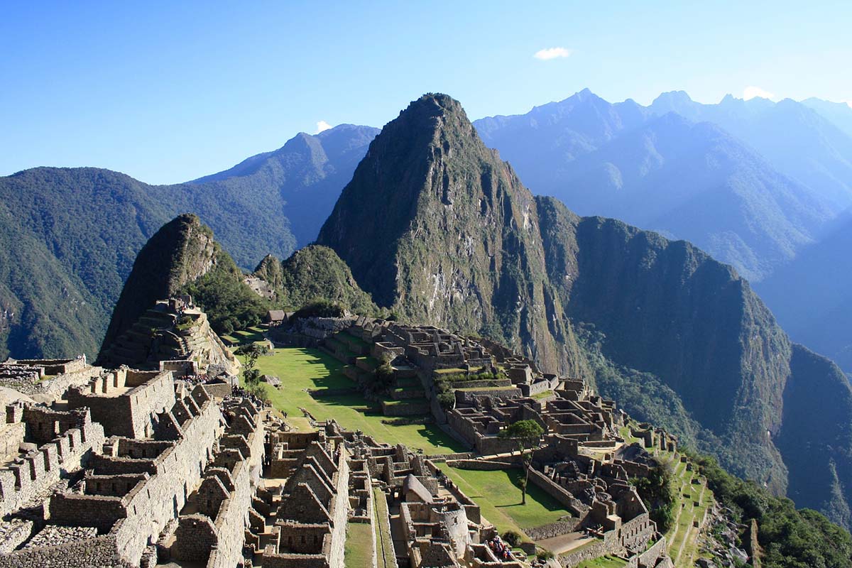 The ancient ruins of Machu Picchu